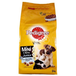 Pedigree Junior Mini Kurczak z ryżem 2kg