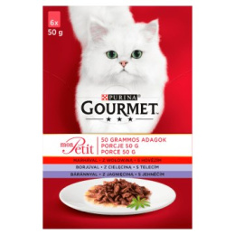 Purina GOURMET Mon Petit mix mięsny (6x50g)