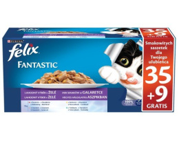 Felix Fantastic 44sztX100g w galarecie /mix mięso/