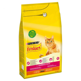 Purina FRISKIES Hairball odkłaczająca kota 1,5kg