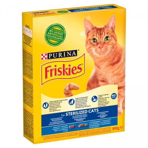 FRISKIES Sterile łosoś kot po sterylizacji 300g