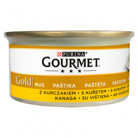 Purina GOURMET GOLD mus z drobiem 85g Purina GOURMET GOLD mus z drobiem 85g