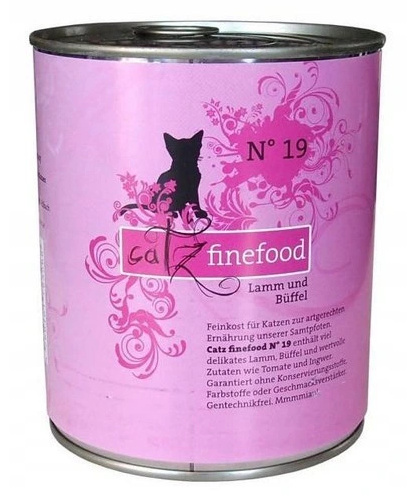 Catz Finefood N.19 Jagnięcina i Konina puszka 800g Catz Finefood N.19 Jagnięcina i Konina puszka 800g