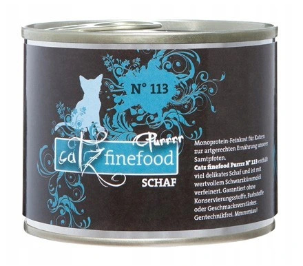 Catz Finefood Purrrr N.113 Owca puszka 200g Catz Finefood Purrrr N.113 Owca puszka 200g