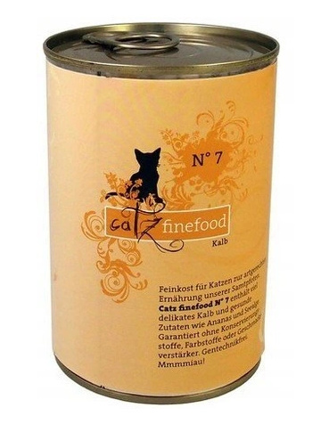 Catz Finefood N.07 Cielęcina puszka 800g dla kota Catz Finefood N.07 Cielęcina puszka 800g dla kota