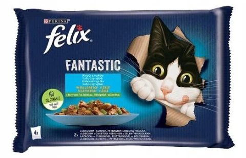 FELIX FANTASTIC MP RYBA Z WARZYWAMI KARMA 4 X 85G FELIX FANTASTIC MP RYBA Z WARZYWAMI KARMA 4 X 85G