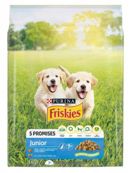 Purina FRISKIES Junior szczeniak kurczak 3 kg Purina FRISKIES Junior szczeniak kurczak 3 kg