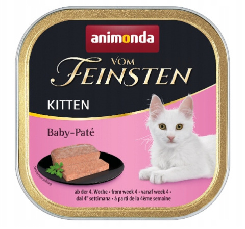 ANIMONDA VOM FEINSTEN KITTEN BABY PATE TACKA 100G ANIMONDA VOM FEINSTEN KITTEN BABY PATE TACKA 100G