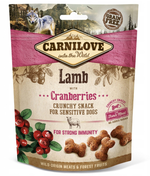 CARNILOVE SNACK DOG CRUNCHY LAMB CRANB 200G CARNILOVE SNACK DOG CRUNCHY LAMB CRANB 200G