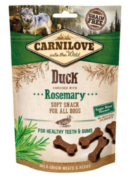 Carnilove Dog Snack Fresh Soft Duck+ Rosemary 200g