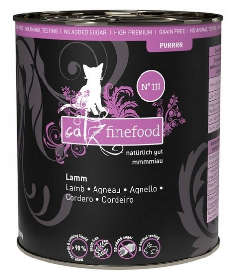 Karma Catz Finefood Purrrr N.111 Jagnięcina 800g Karma Catz Finefood Purrrr N.111 Jagnięcina 800g