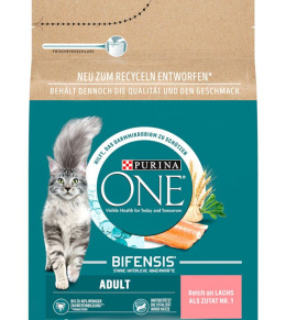 Purina ONE ADULT łosoś pełne ziarna 800g karma kot