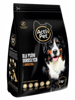 Activ Pet z Jagnięciną dla psów dorosłych 2 kg