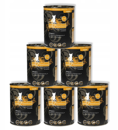 Catz Finefood Purrrr N.107 Kangur puszka 6x400g Catz Finefood Purrrr N.107 Kangur puszka 6x400g