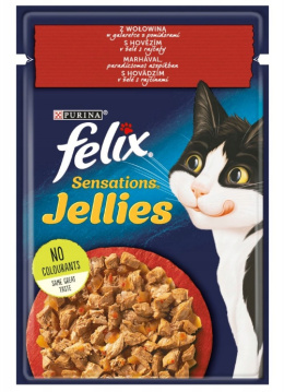 FELIX SENSATIONS JELLIES WOŁOWINA W GALARETCE 85g